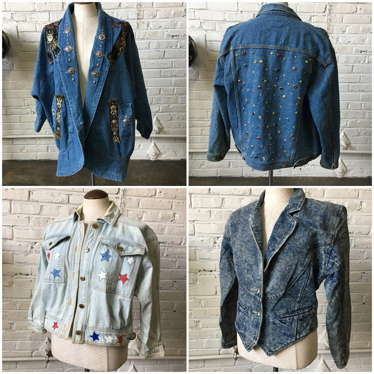 Womens Denim Jackets by the bundle Bulk Vintage Clothing
